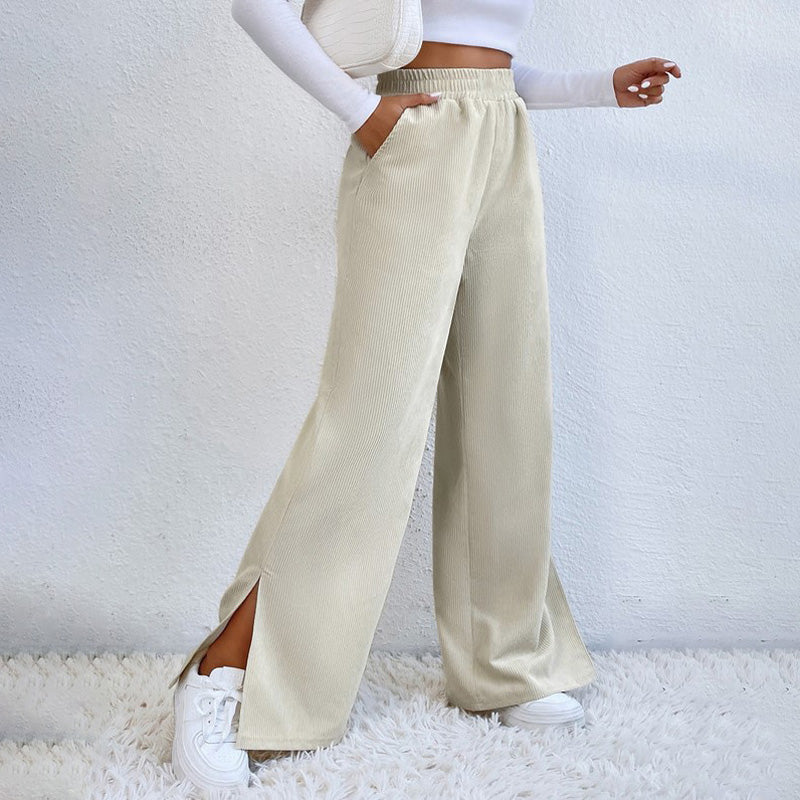 Nahla - Pantalones de corte relajado, súper suaves y cómodos