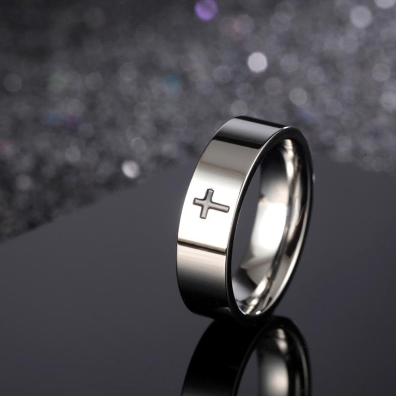 Anillo Cruz Unisex de Plata