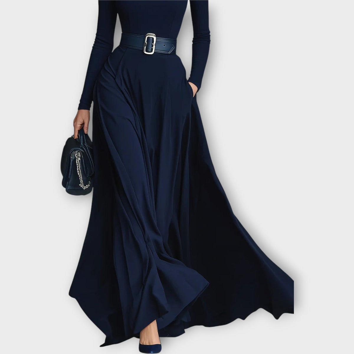 Celina | Vestido de Cuello Alto