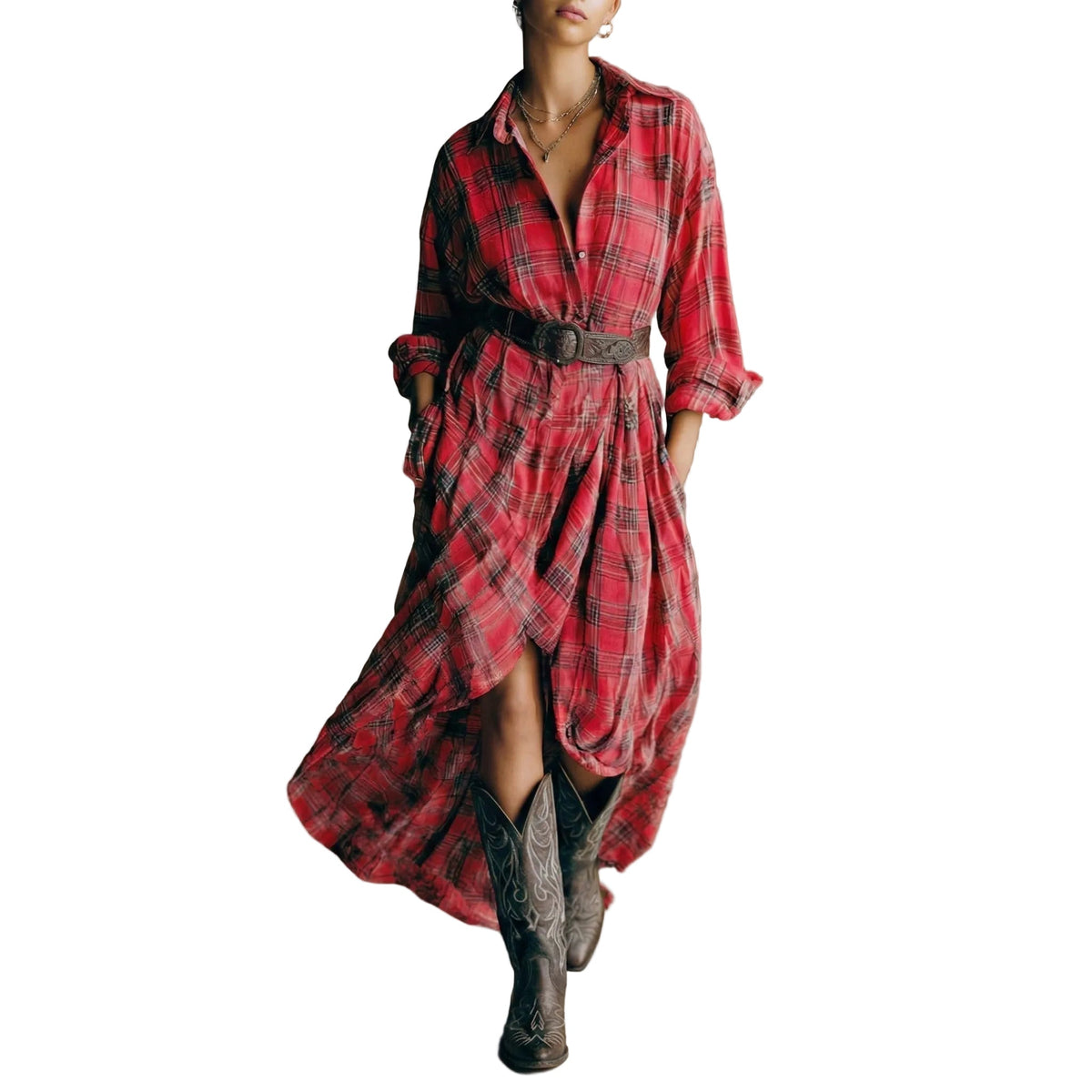 Abril | Vestido de Cuadros