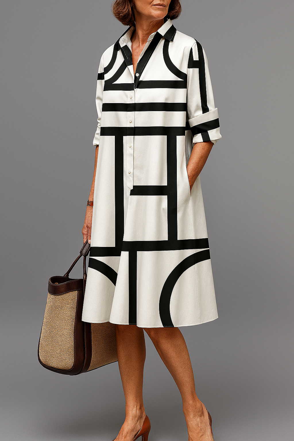 Annette | Vestido midi elegante