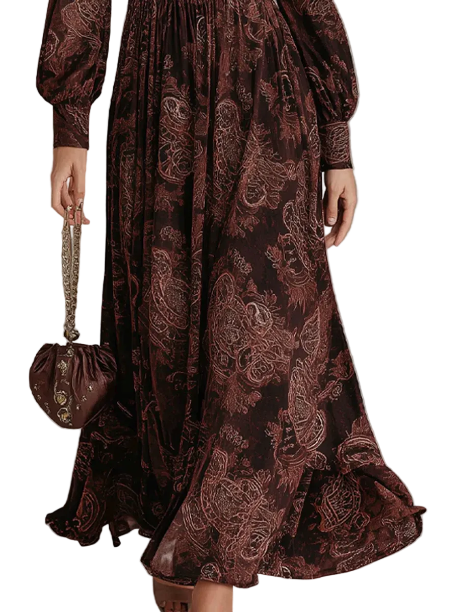 Noelia | Vestido Paisley