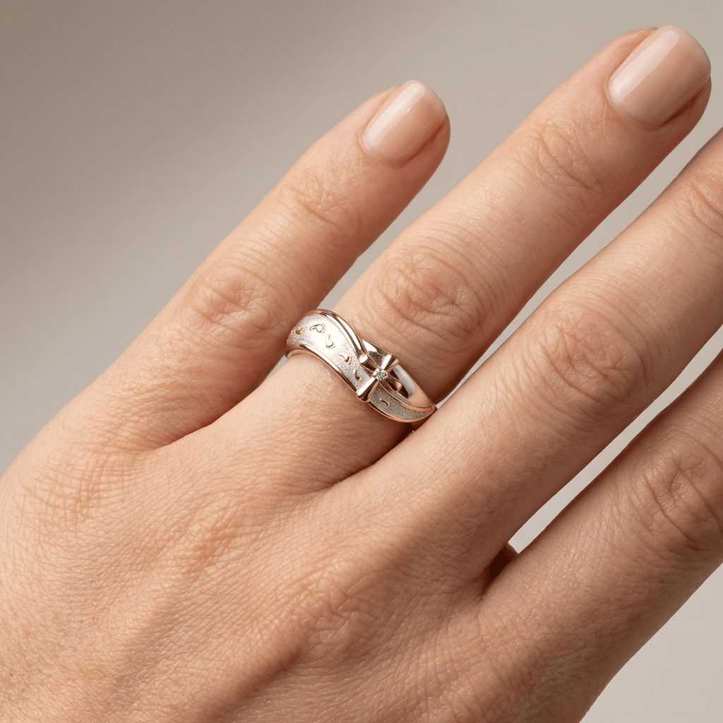 Anillo de Plata Mamá Divina