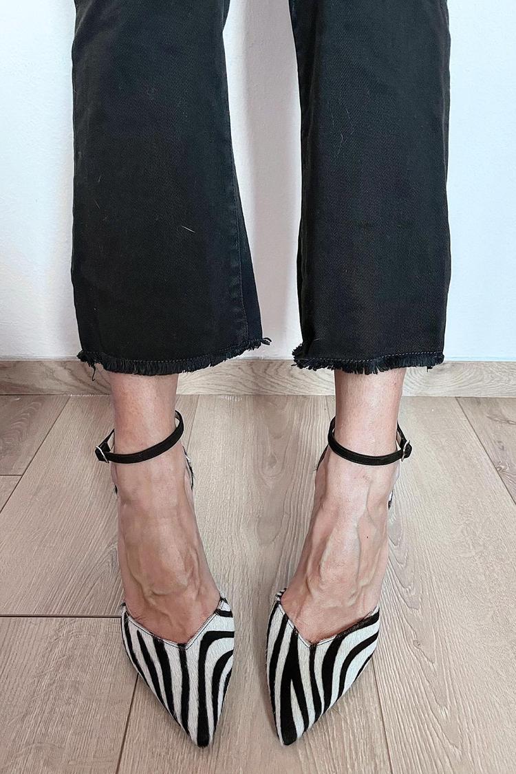 Jimena | Zapatos de Salón de Cebra