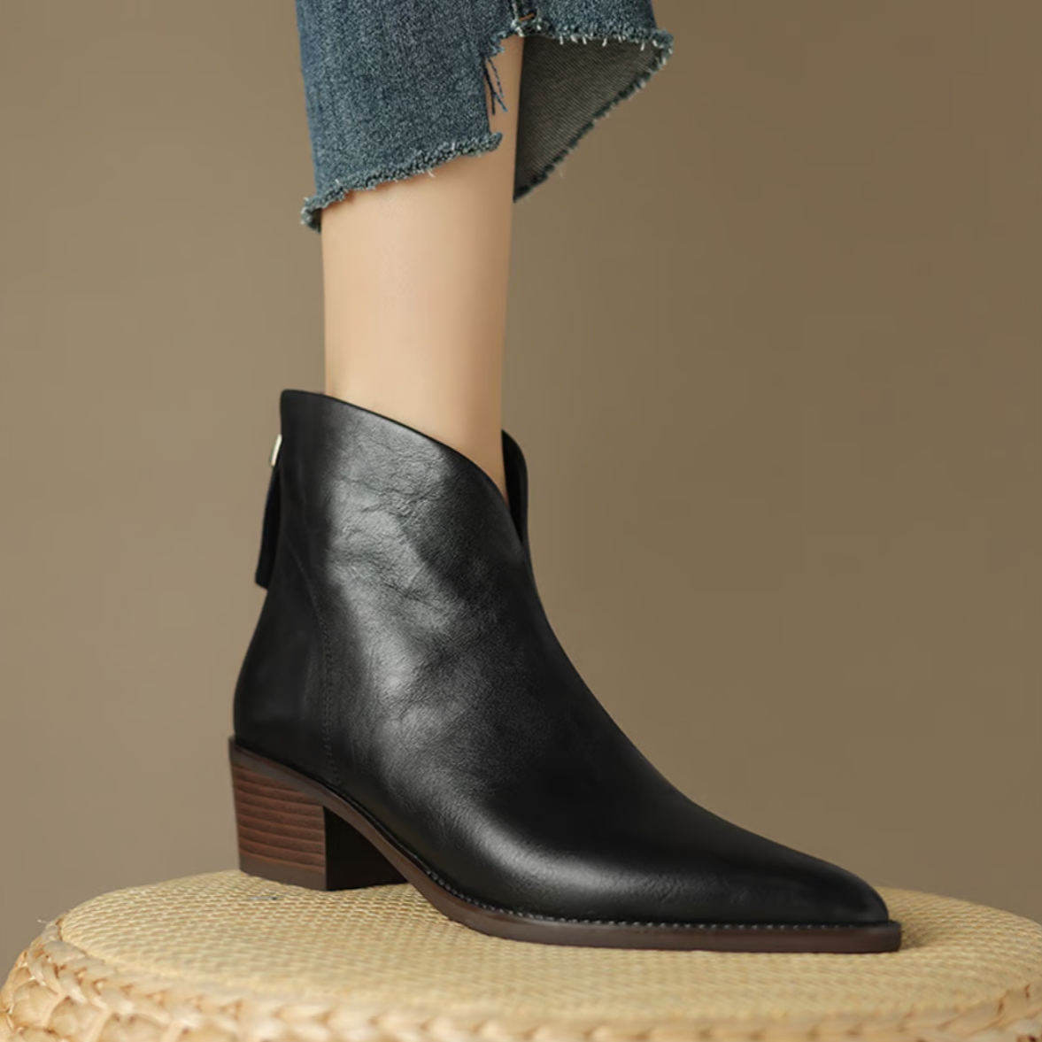 Paola | Botas elegantes con tacón bajo
