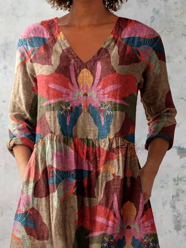 Harmony – Blusa larga elegante con escote en V
