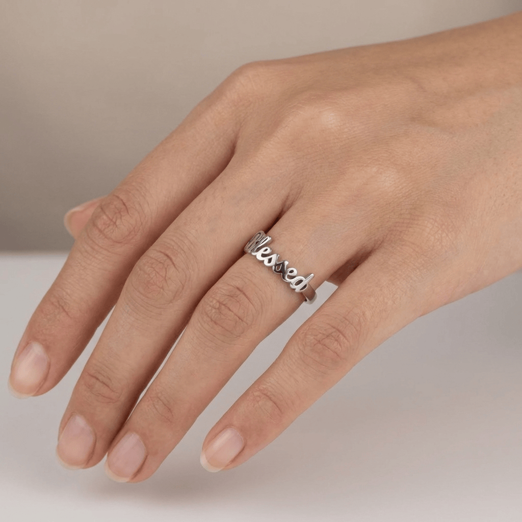 Anillo Bendito de Plata
