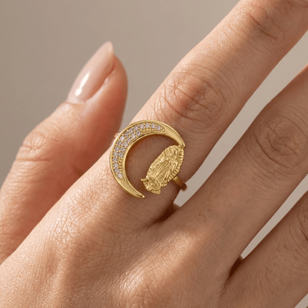Anillo de Plata Trinidad y Fe (Ajustable)