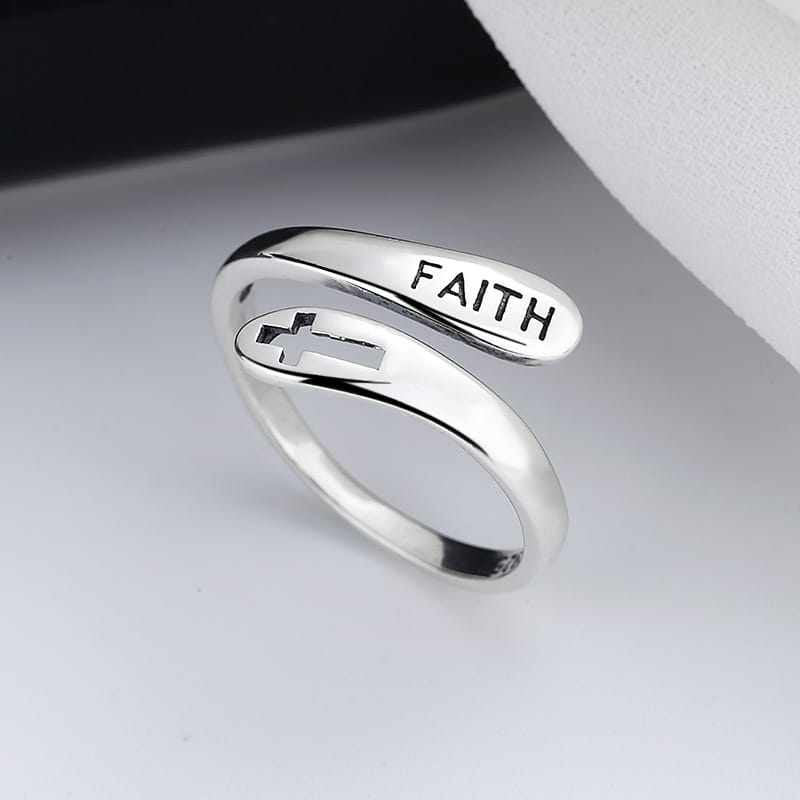 Anillo Fe Sagrada (Ajustable)