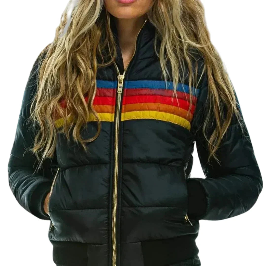Scarlett – Chaqueta Acolchada de Mujer Retro