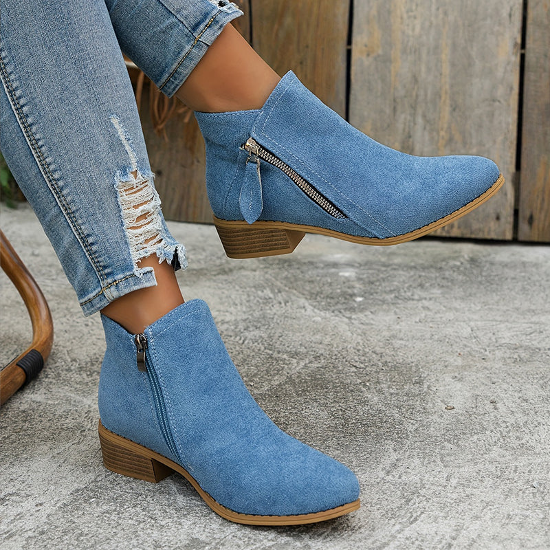 Federica | Botines elegantes de ante