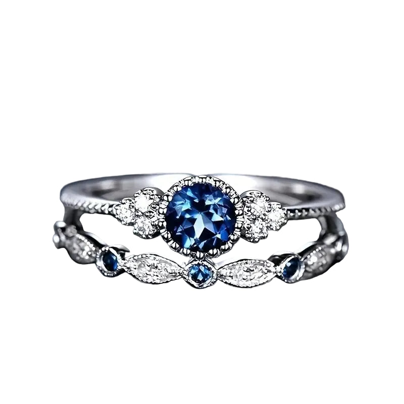 Conjunto de Anillos de Oro La Reina