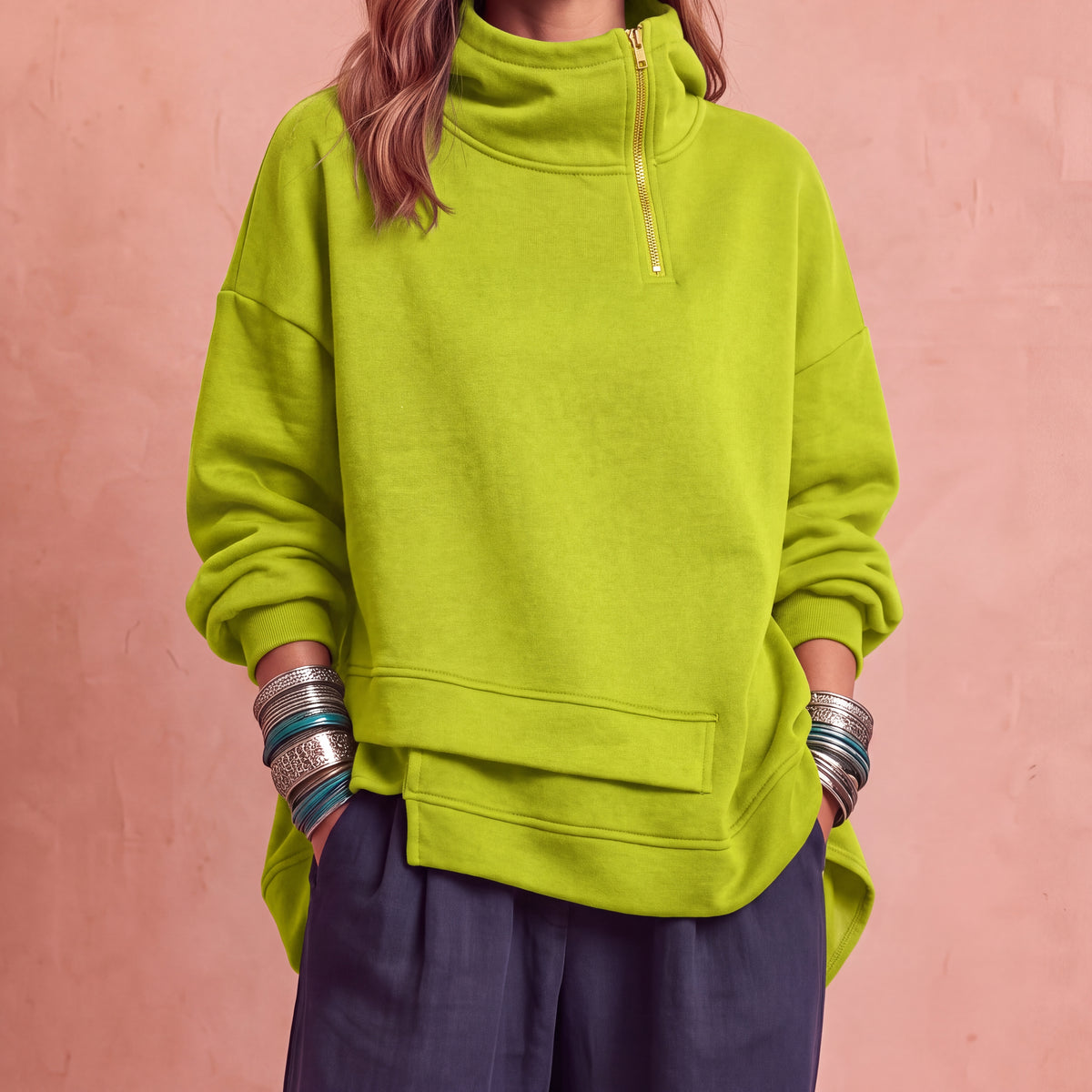 Uxue | Sudadera Asimétrica