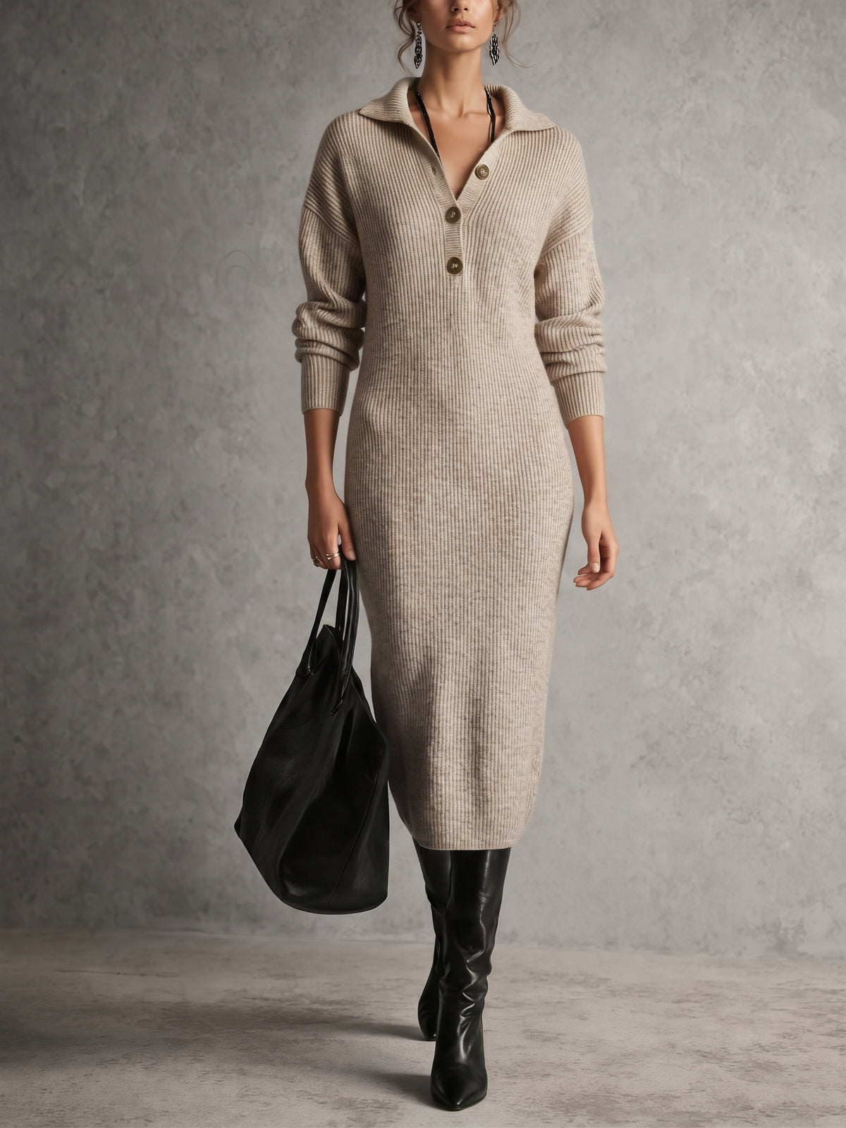 Janice | Vestido Abotonado