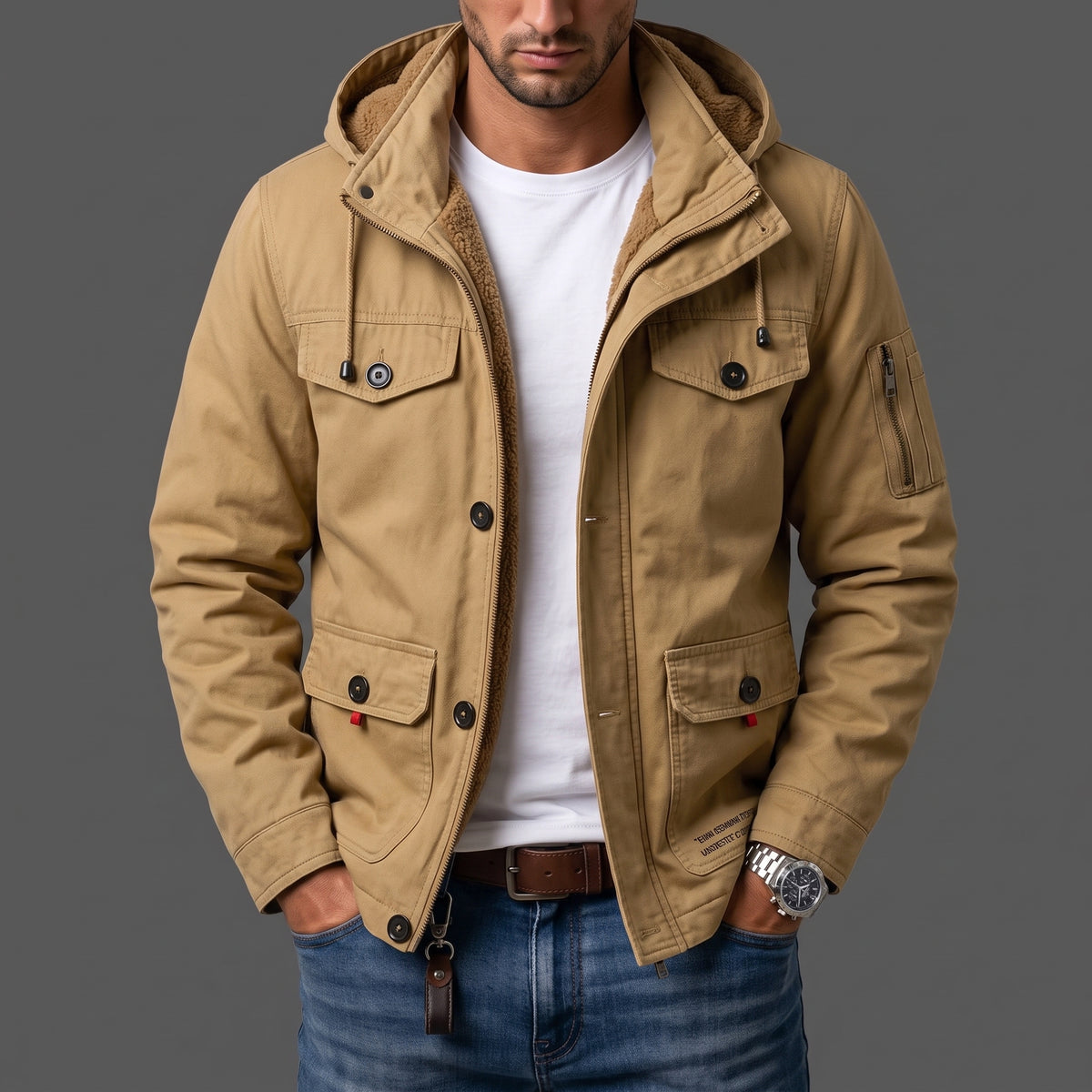 Enzo | Chaqueta Urbana con Capucha