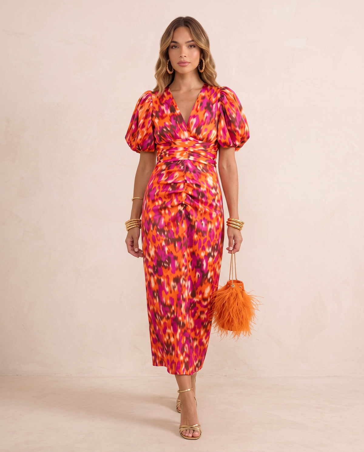 Carla | Vestido Midi Floral