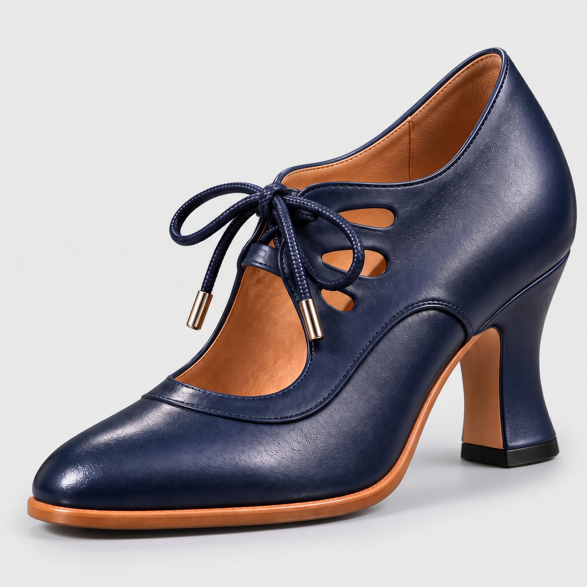 Audrey | Tacones con cordones