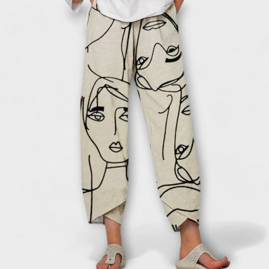 Nahia - Pantalones elegantes para mujer