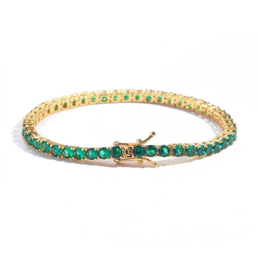 Pulsera Ella con esmeralda