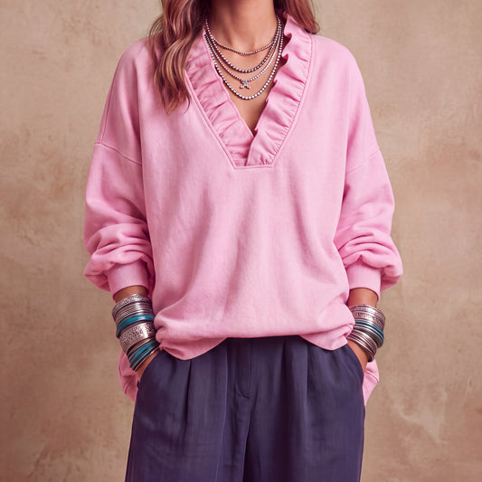 Vanesa || Sudadera Volantes