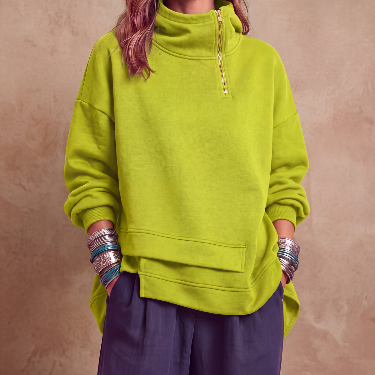 Uxue || Sudadera Asimétrica