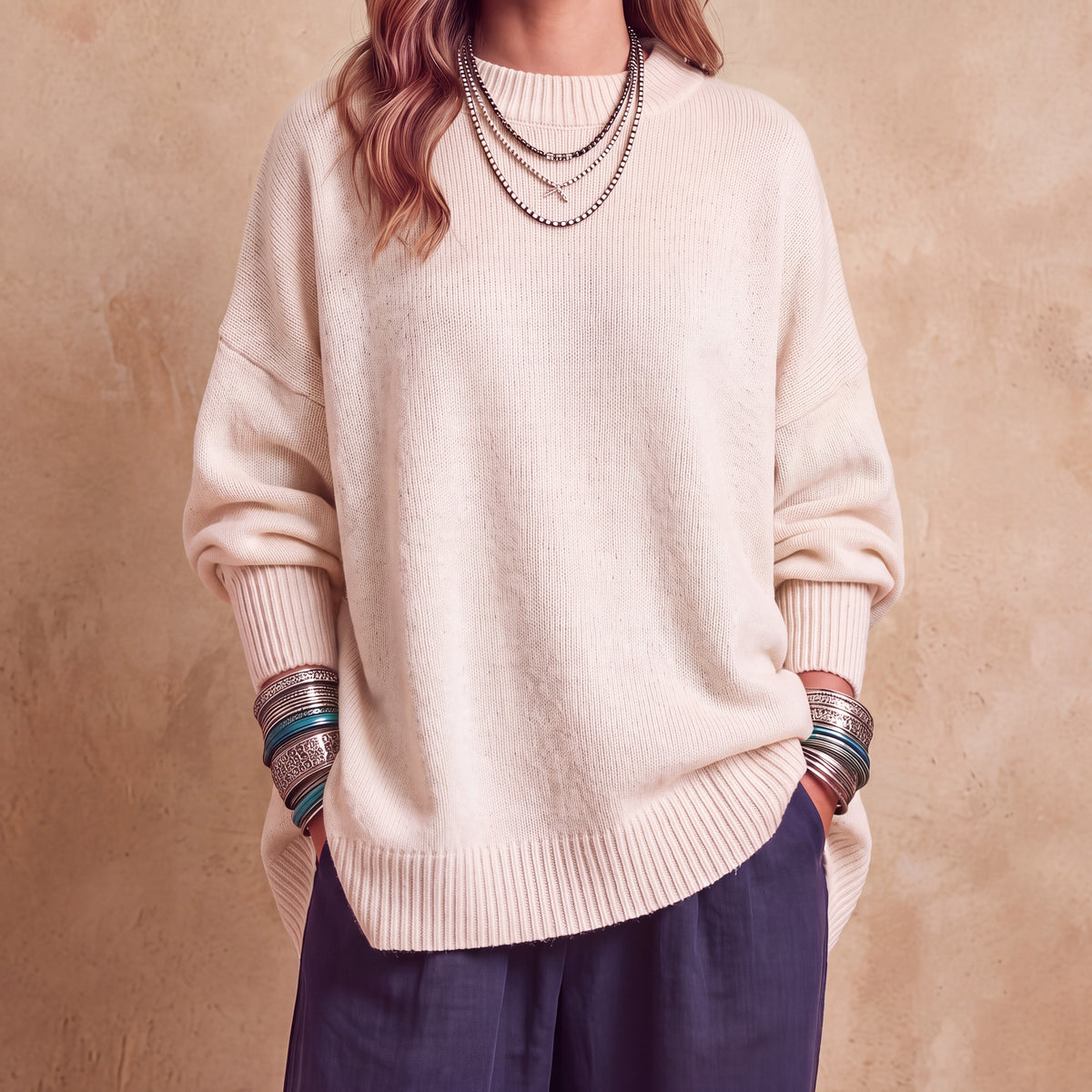 Cristina || Jersey oversize cómodo y elegante