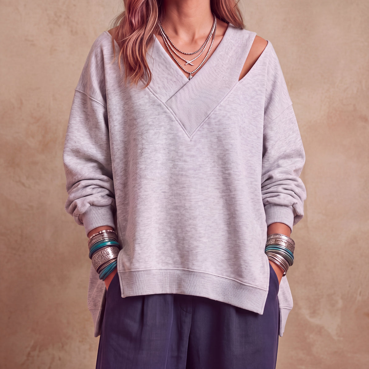 Laia || Sudadera Escote