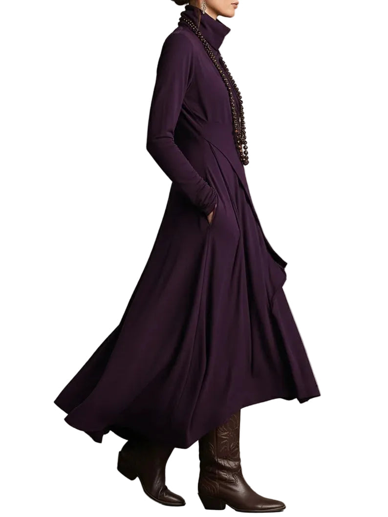 Sorellia – Vestido Maxi Plisado