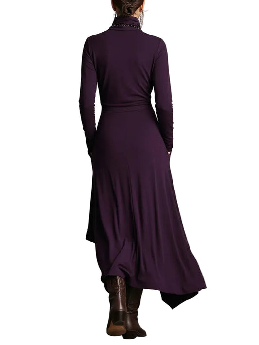 Sorellia – Vestido Maxi Plisado