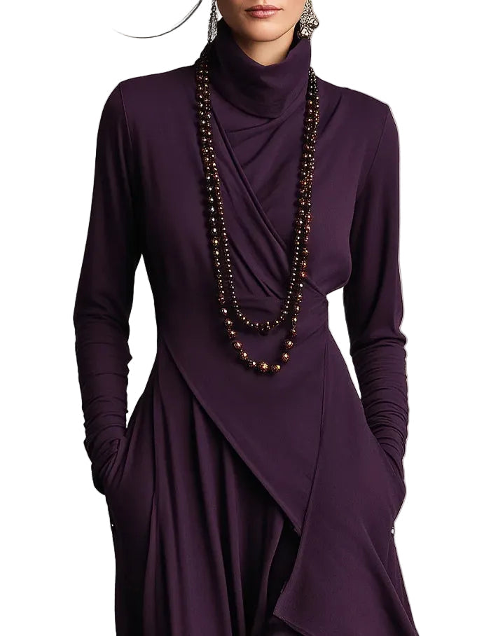 Sorellia – Vestido Maxi Plisado
