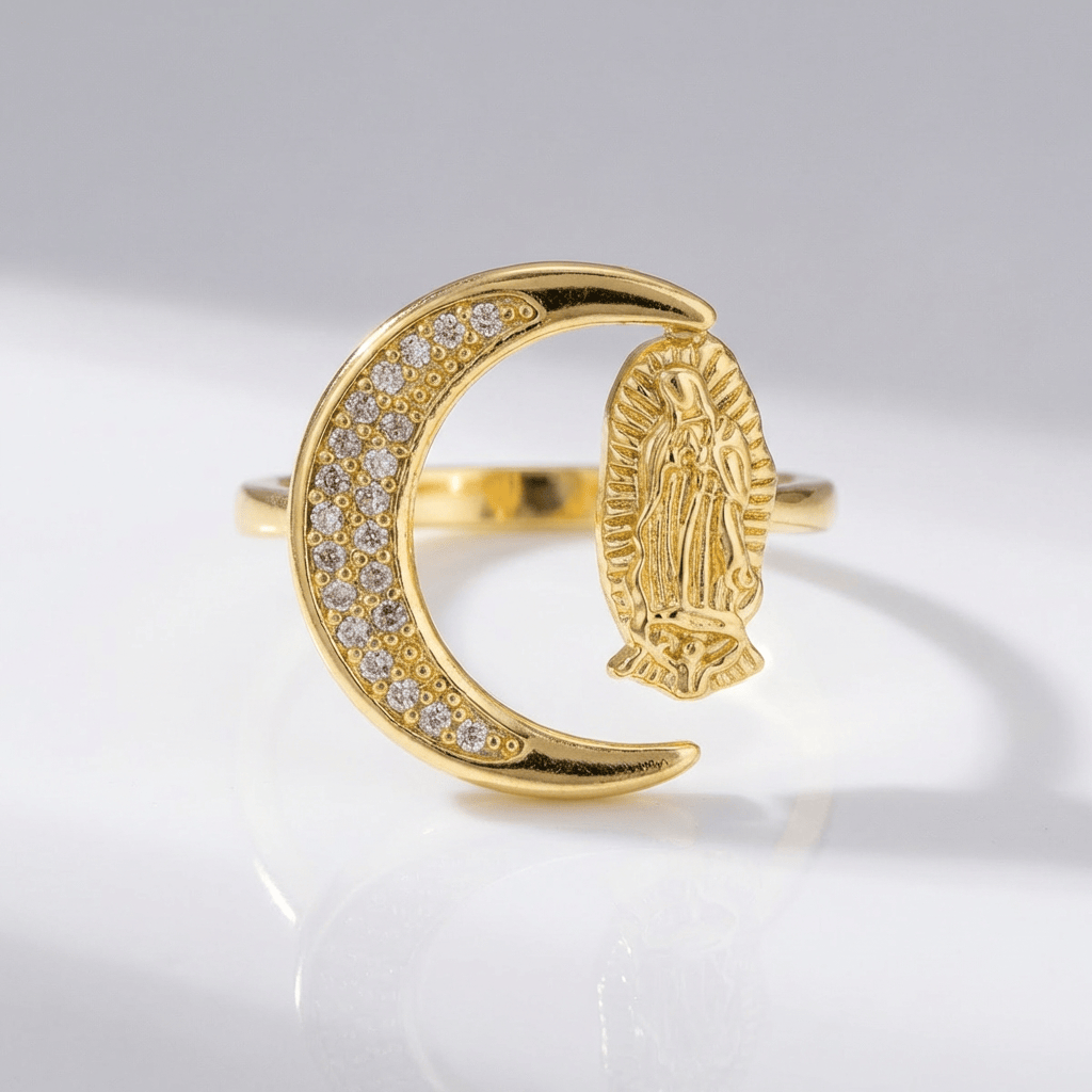 Anillo de Plata Trinidad y Fe (Ajustable)