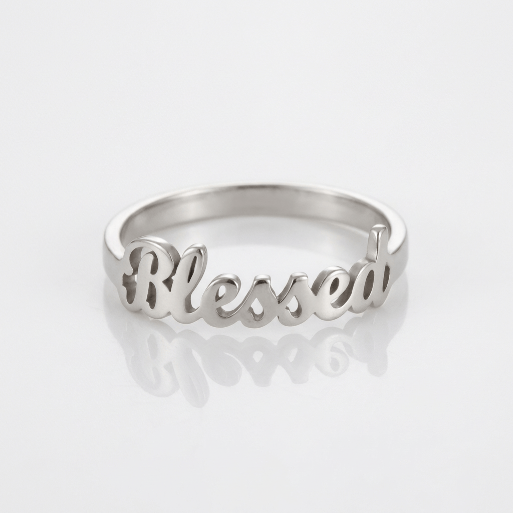 Anillo Bendito de Plata
