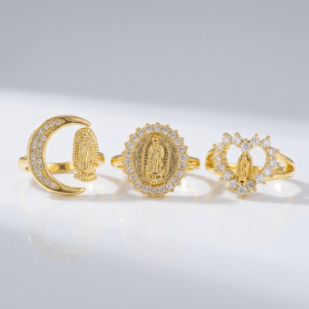 Anillo de Plata Trinidad y Fe (Ajustable)