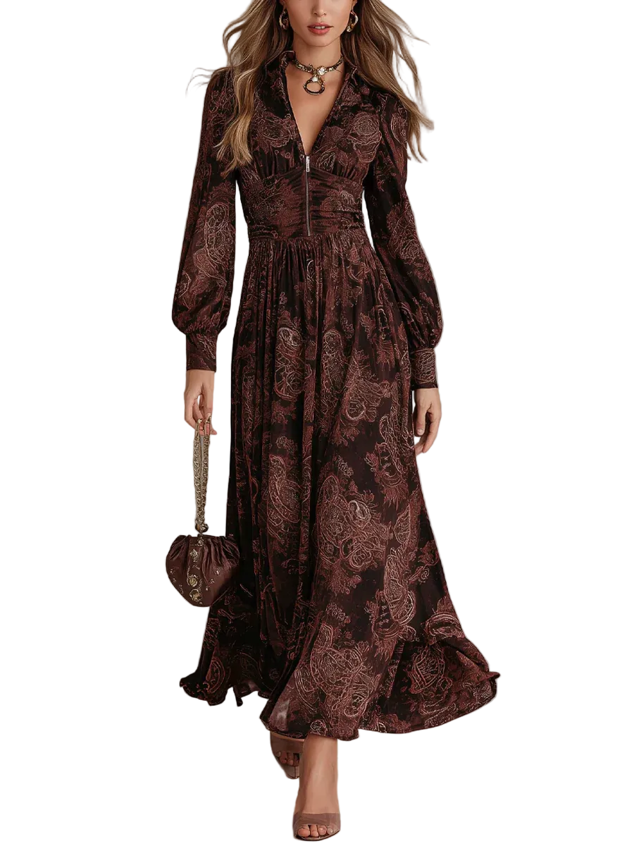 Noelia | Vestido Paisley