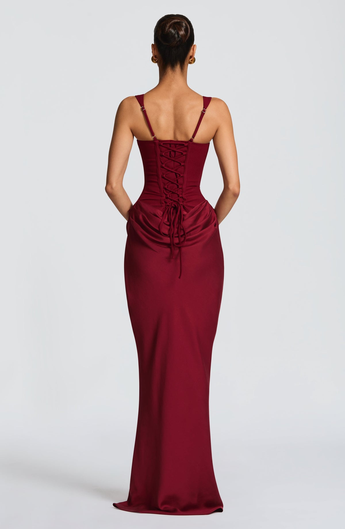 Paula | Vestido Burdeos