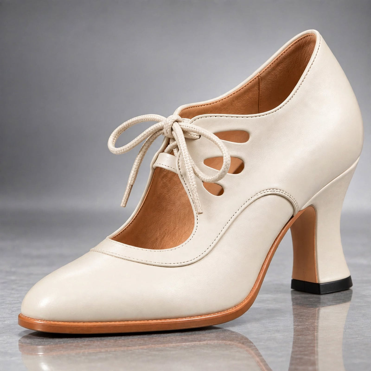 Audrey | Tacones con cordones