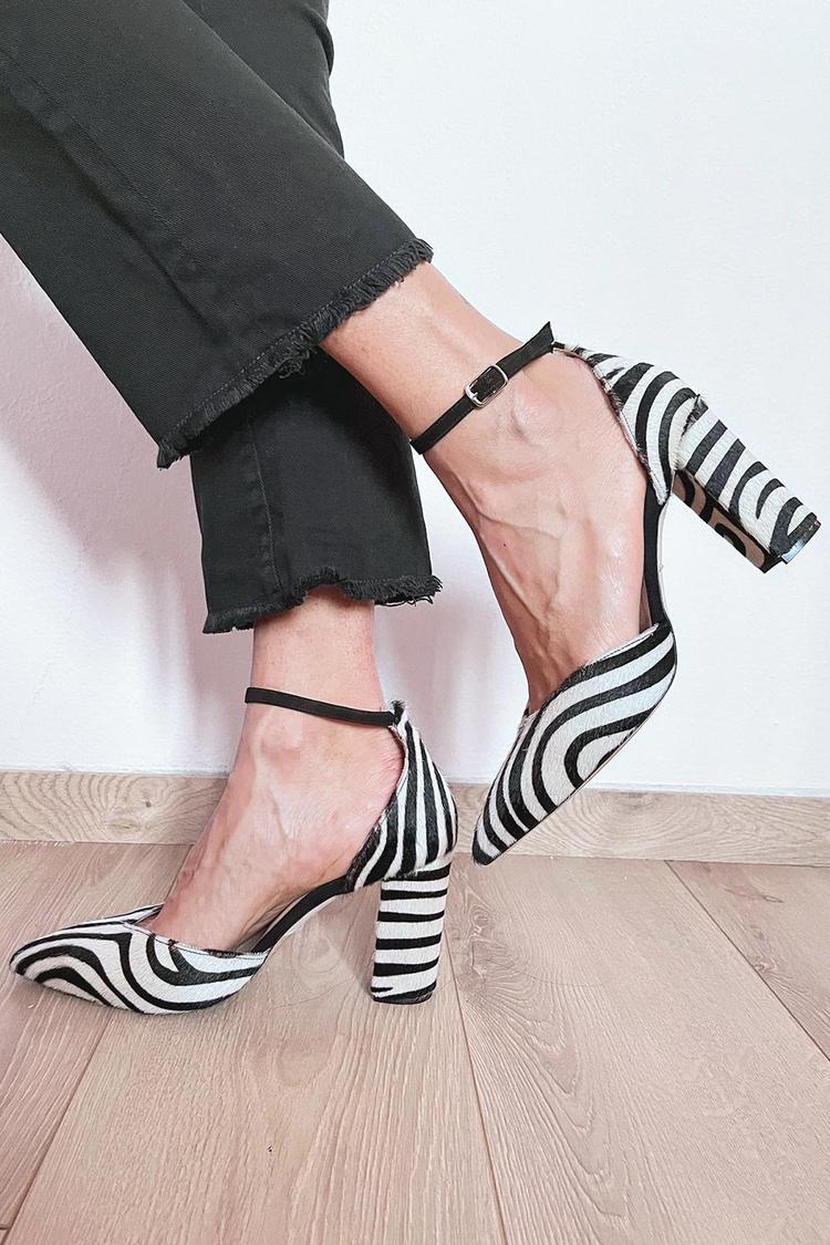 Jimena | Zapatos de Salón de Cebra