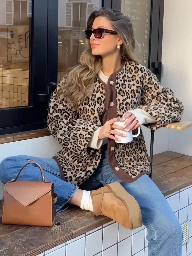 Miriam | Cárdigan de Leopardo