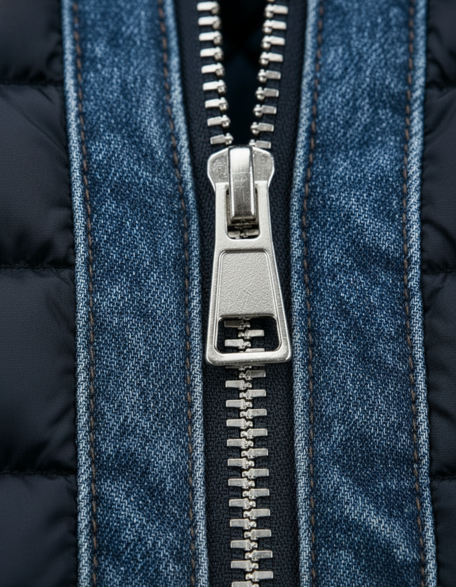 Valentín | Chaqueta híbrida de denim acolchado