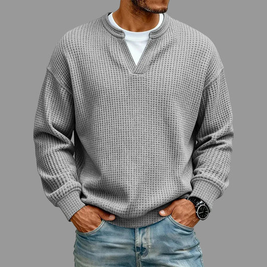 Iván | Jersey camiseta de punto gofrado en capas